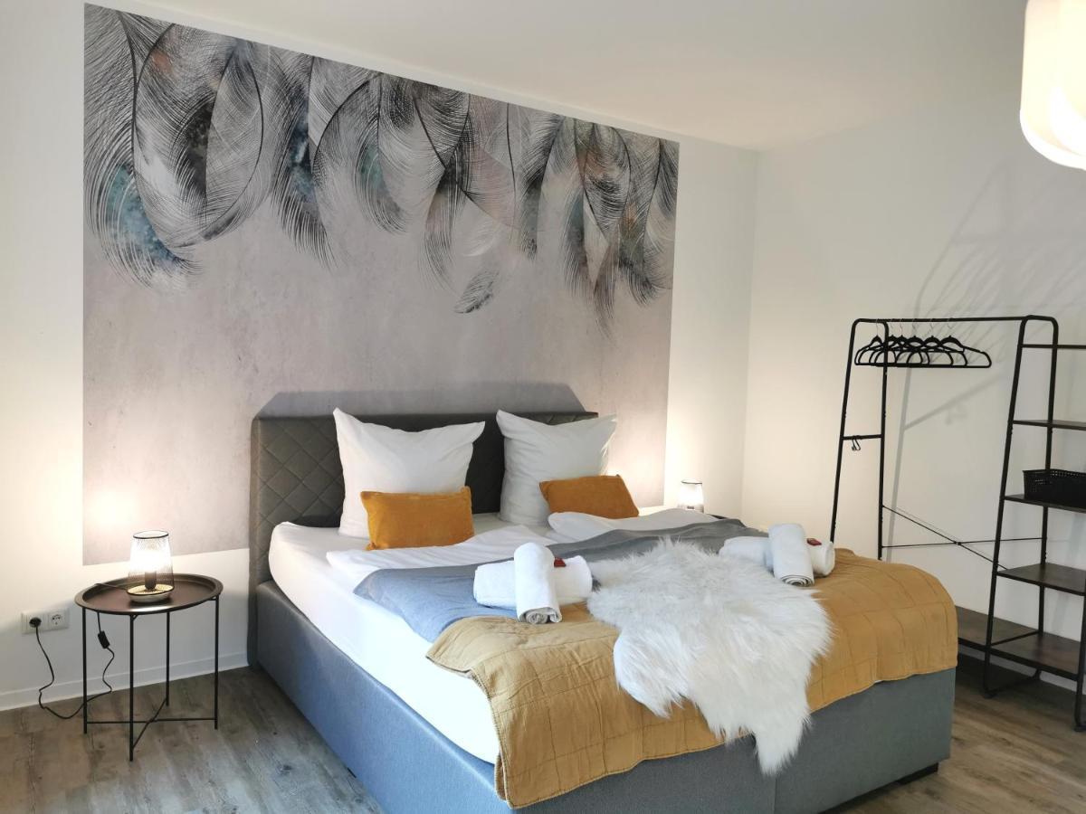 Bohnapartments - Town House Am Stadtpark - Gratis Parkplatz - Wlan แอร์ฟวร์ท ภายนอก รูปภาพ