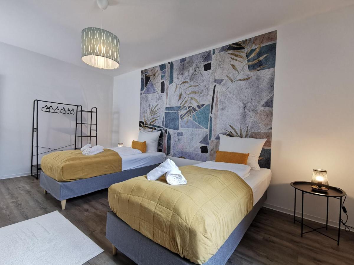 Bohnapartments - Town House Am Stadtpark - Gratis Parkplatz - Wlan แอร์ฟวร์ท ภายนอก รูปภาพ