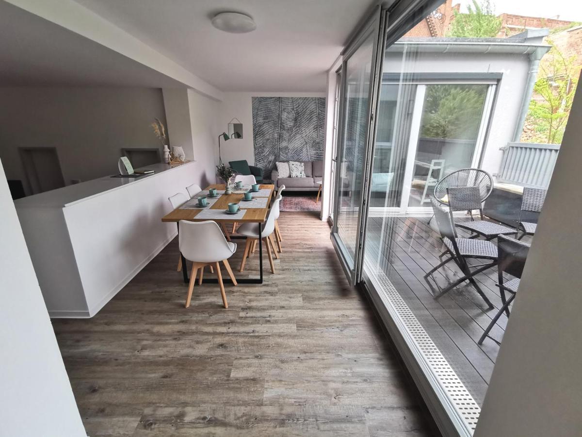 Bohnapartments - Town House Am Stadtpark - Gratis Parkplatz - Wlan แอร์ฟวร์ท ภายนอก รูปภาพ
